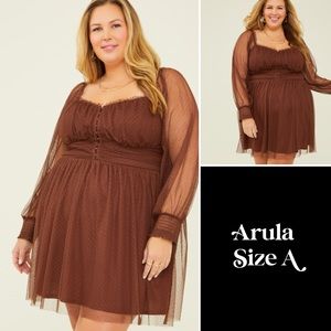 Arula brown dress